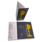 Faltblatt 6-seitig mit Wickelfalz bedruckt