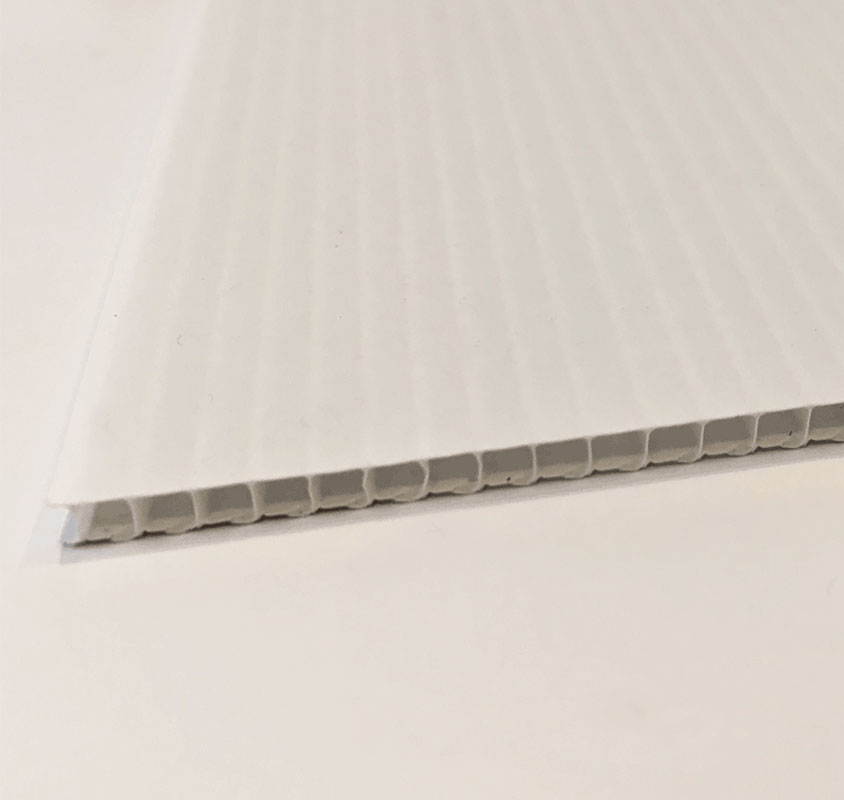 Hohlkammerplatte Material Detailansicht