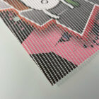 Mesh-Banner Nahaufnahme detailliert