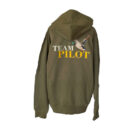Hoodie Rückseite mit DTF-Druck veredelt