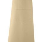 Arbeitschürze mit Tasche in beige